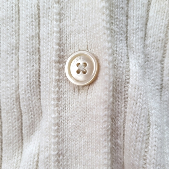 Aritzia Wilfred Manila Ribbed V Neck Merino Wool Cardigan S - Picture 8 of 9